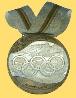 JO 1992 Albertville 3 Médailles Bronze