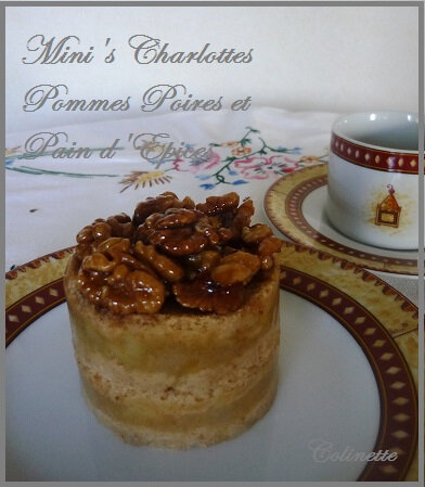 desserts pain d'épices compote pommes poires noix 01