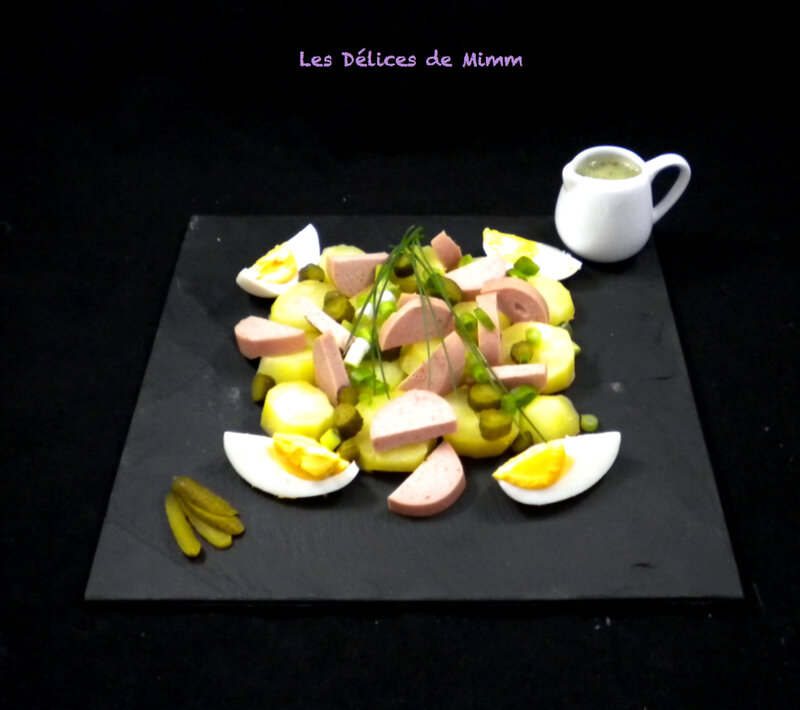 Salade de cervelas et pommes de terre