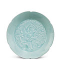 Qingbai porcelain <b>shallow</b> <b>bowl</b>, Northern Song dynasty, 960 – 1127