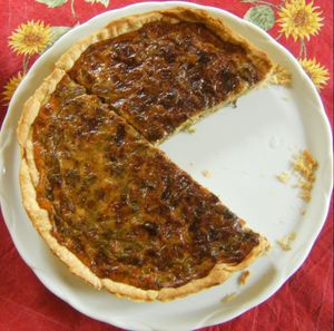 recettes Tarte cancoillotte roquefort