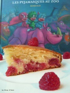 Gâteau aux yaourt à la framboise