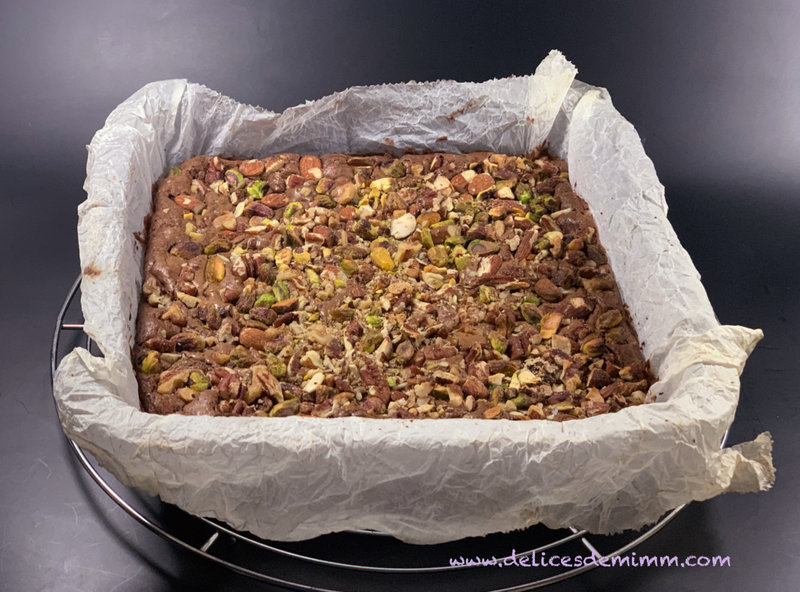 Brownies aux fruits secs