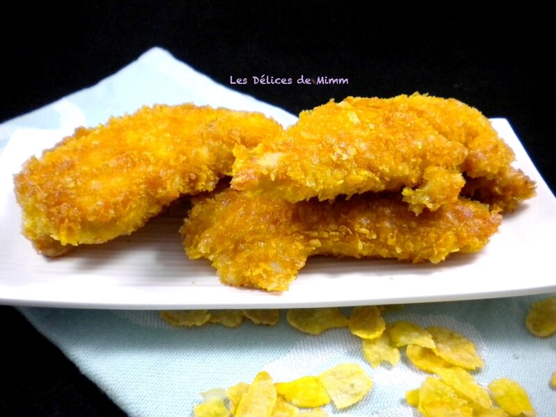 Aiguillettes de poulet panées aux corn flakes (recette sans gluten) 5