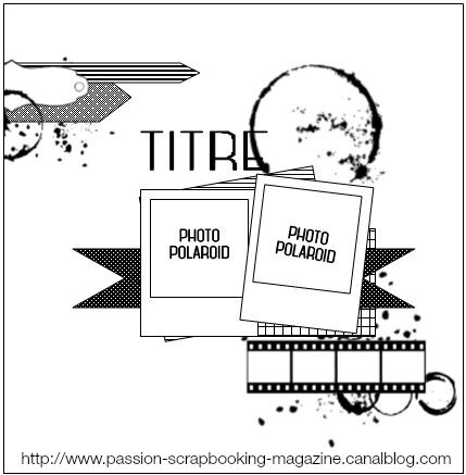 sketch scrap passion scrapbooking