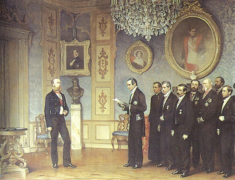 Cesare dell'Acqua, Maximilien se voit proposer le titre d'empereur du Mexique