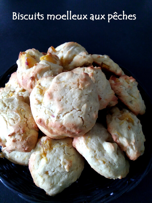 biscuit moelleux aux pêches