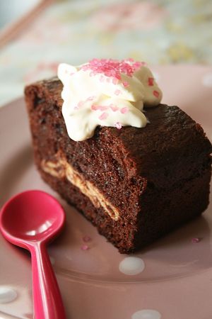 moelleux au chocolat fourré aux crêpes 1