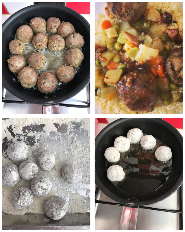 boulettes improvisées avec les restes de Pâques