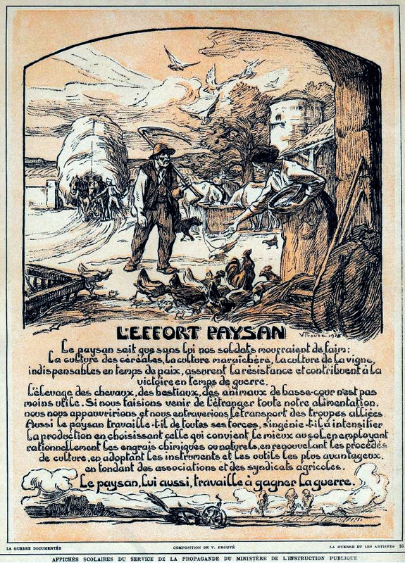 Prouvé effort paysan