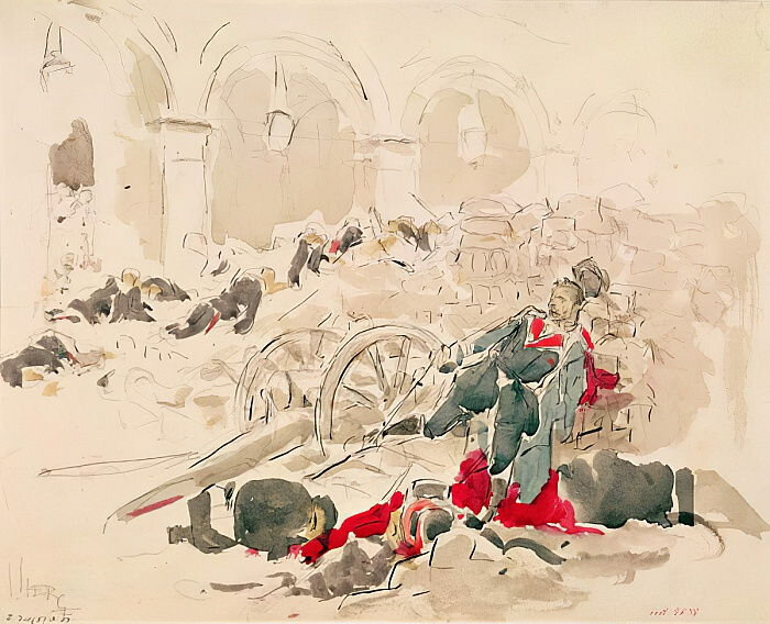  Vierge (Daniel) barricade de la rue de Rivoli