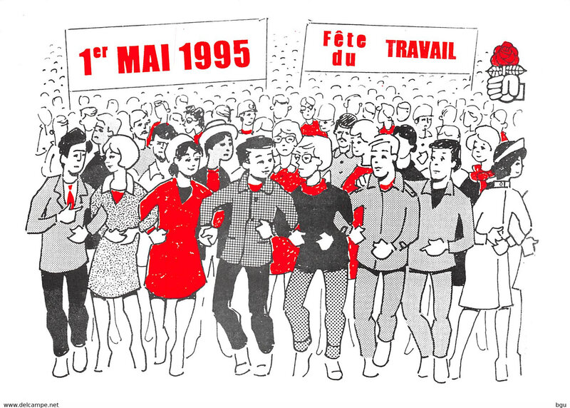 Carte Fête du travail 1er Mai R