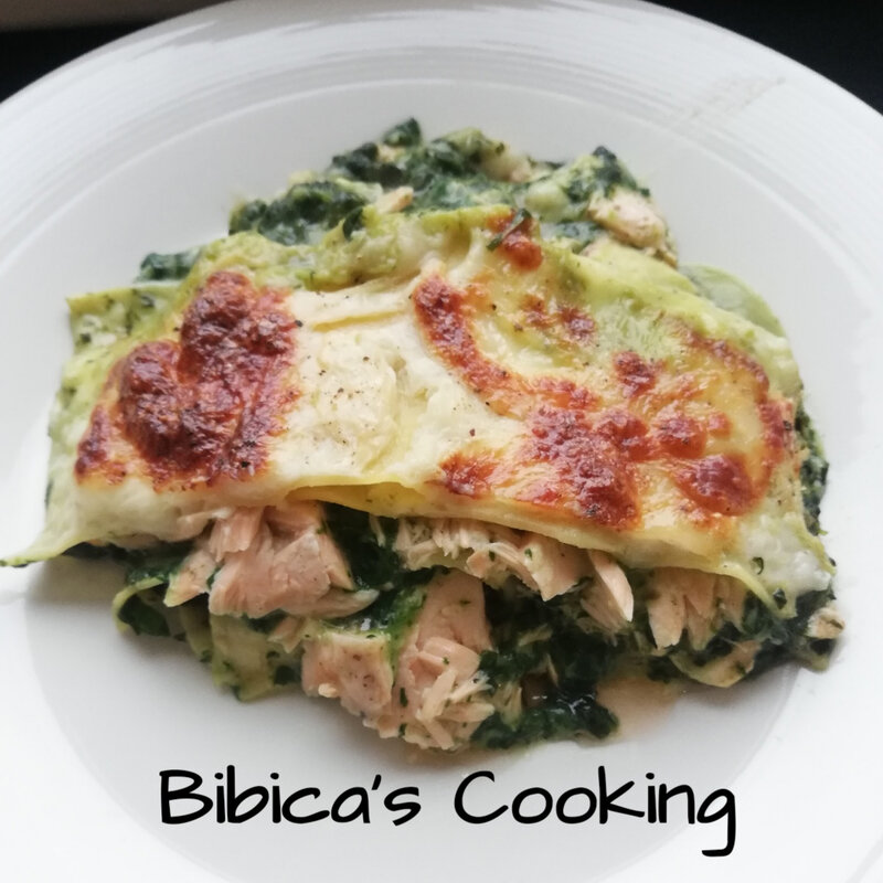 Lasagne saumon et épinards part