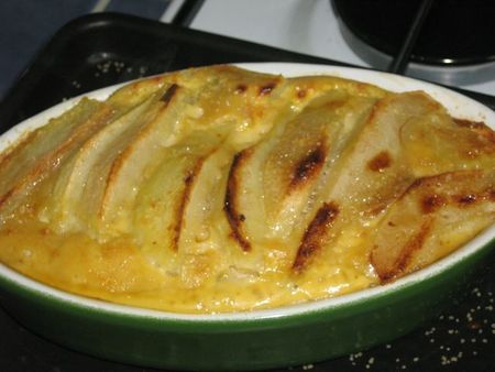 flan a la poire et amandes (REGIME) recettes flan a la poire et amandes (REGIME)