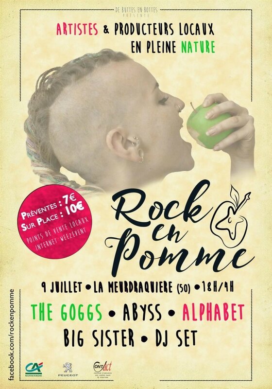 Rock en Pomme festival la Meurdraquière samedi 9 juillet 2016 Manche Normandie produits artisanaux concerts