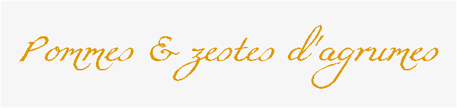 Pommes & zestes d'agrumes