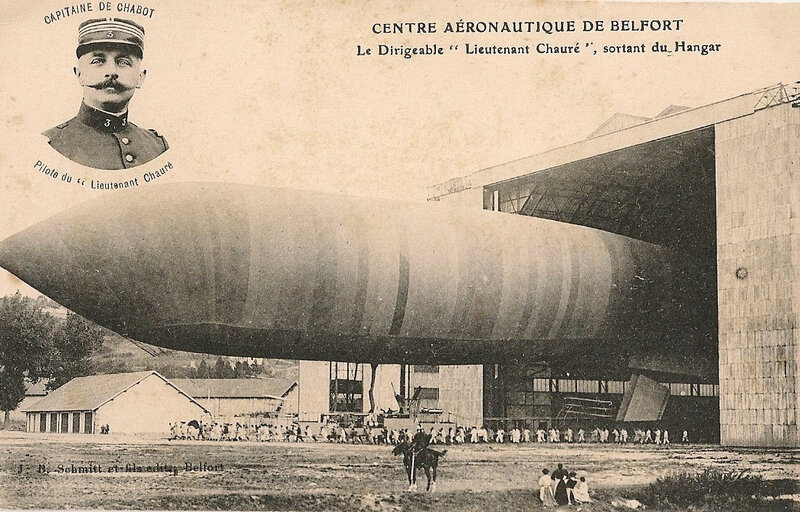 Belfort CPA Dirigeable Lt Chauré Cap De Chabot