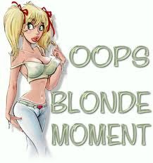 BLONDE OUPS