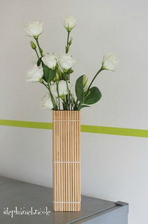 vase bambou récup