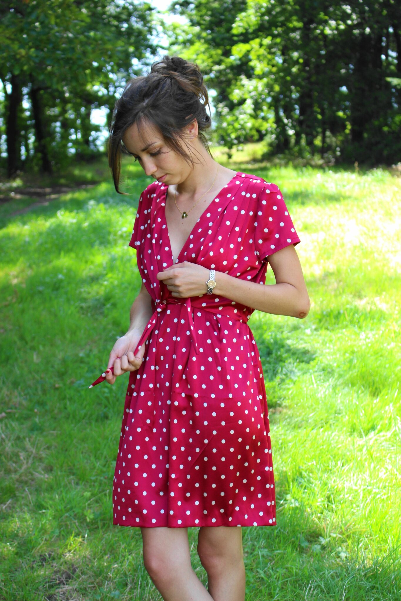 La petite robe chic pois Corinne et les filles