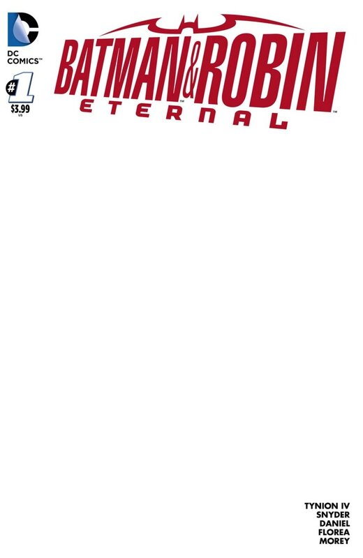 batman and robin eternal 1 blank variant