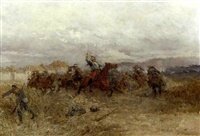 Beauquesne, Scène de bataille en France (1897)