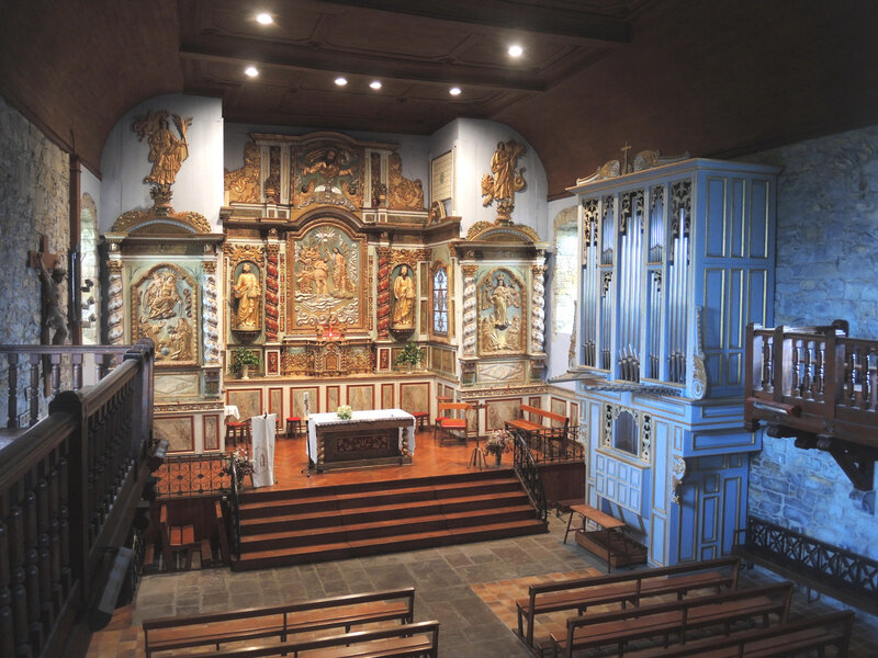 Irissarry, église Saint-Jean-Baptiste, intérieur