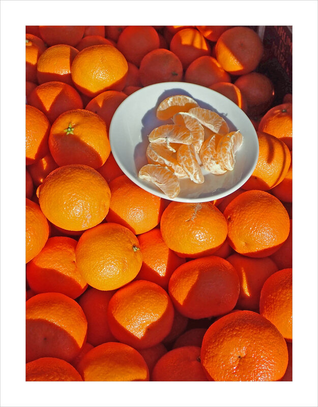 marché lumière matin mandarines 130219 encadre