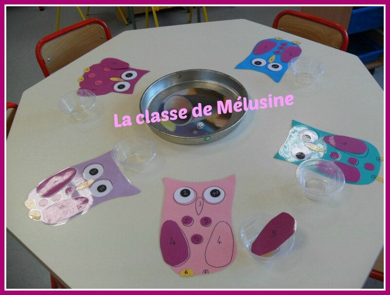 Jeu des hiboux Mélusine