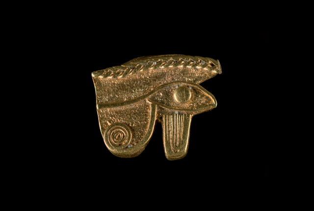 Oeil d'Horus dit « oudjat », époque ptolémaique, Thônis-Héracléion,