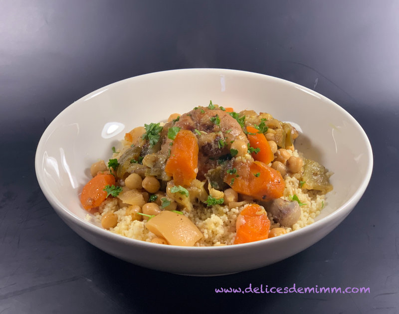Tajine de poulet aux légumes