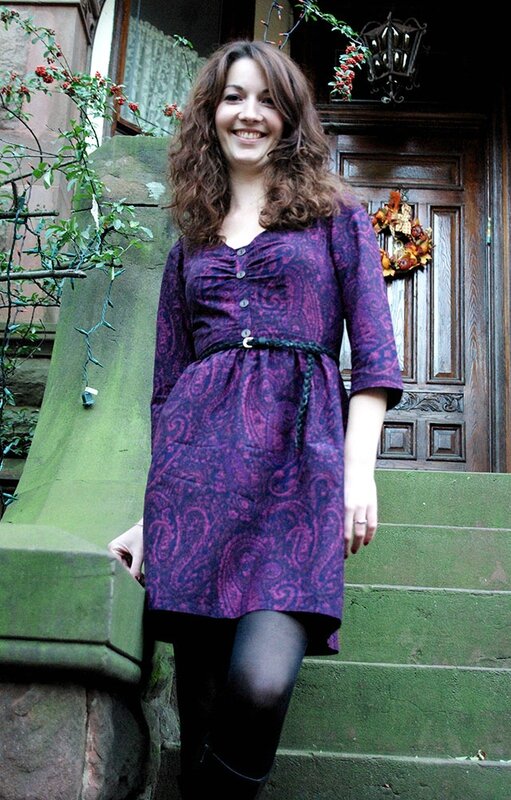 Sureau paisley dress Made in NYC_5