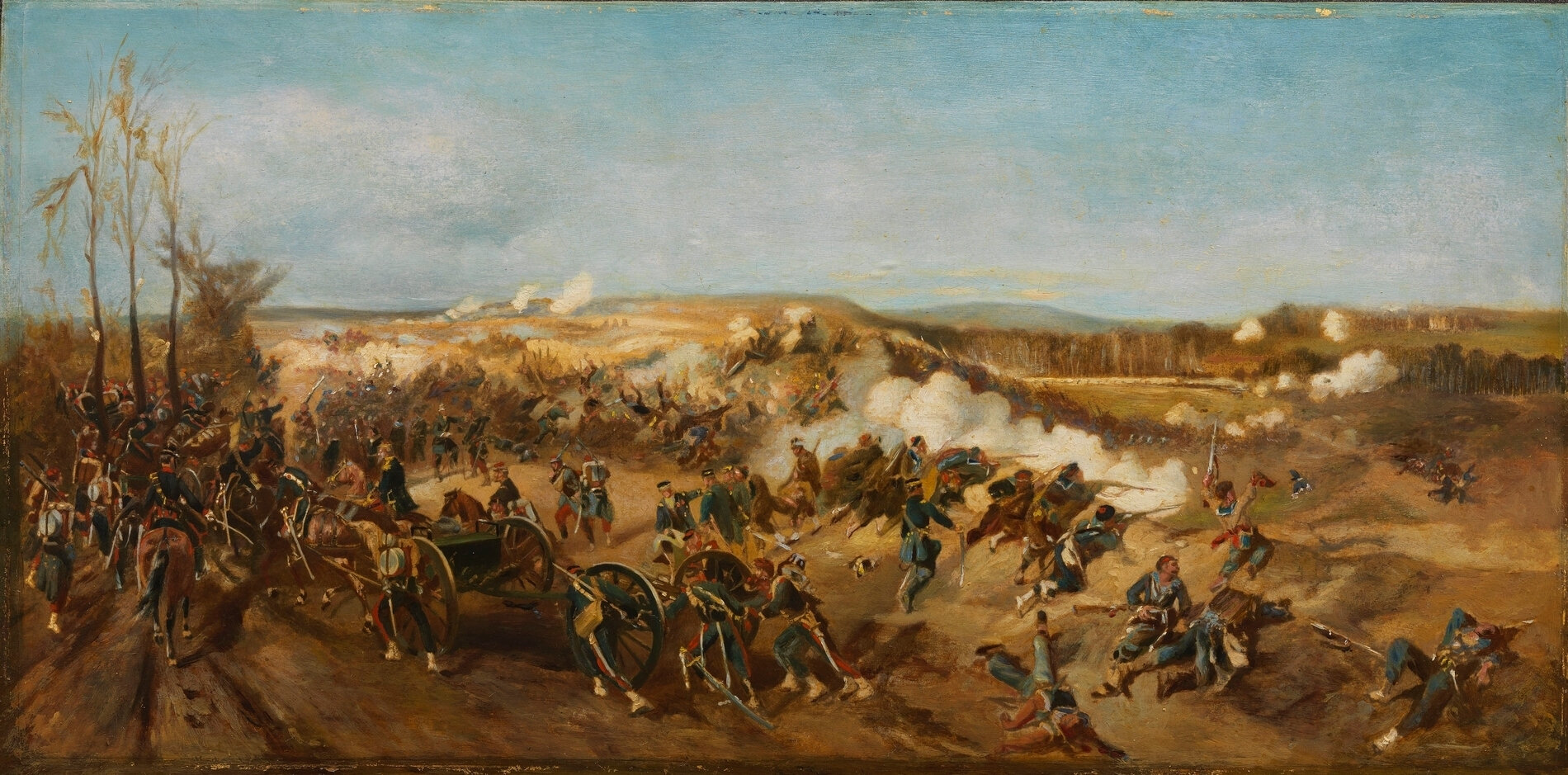 Decaen et Guiaud, Prise et occupation du plateau d'Avron