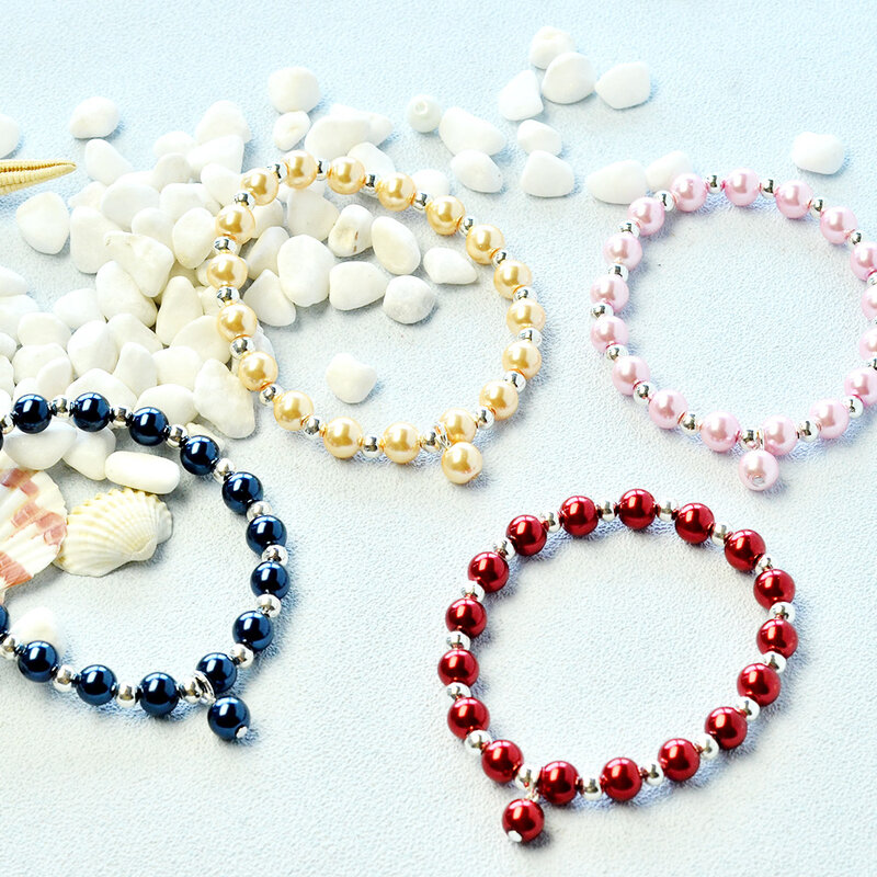PandaHallIdeas-on-Colorful-Pearl-Bracelets-Sets-3
