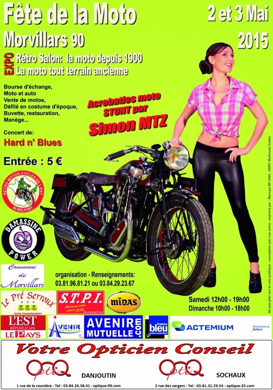 Affiche Fête de la moto_2015