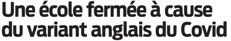 2021 01 31 SO Une école fermée à cause du variant anglais0
