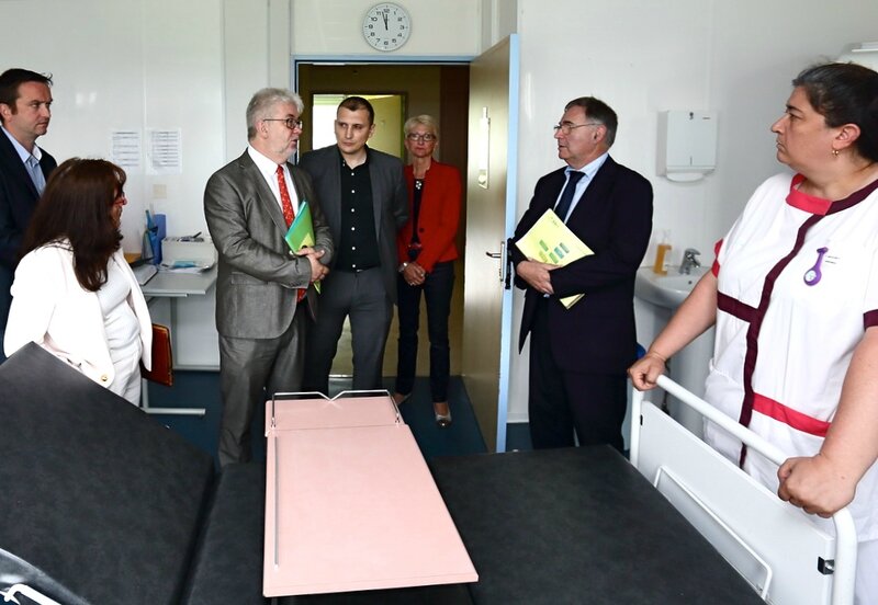 CENTRE HOSPITALIER HIRSON 2016 VISITE ARS service anti douleurs