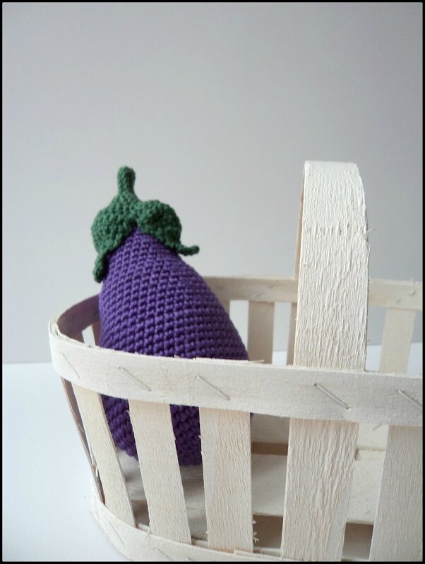 Aubergine au crochet Cam&Drey bricolent