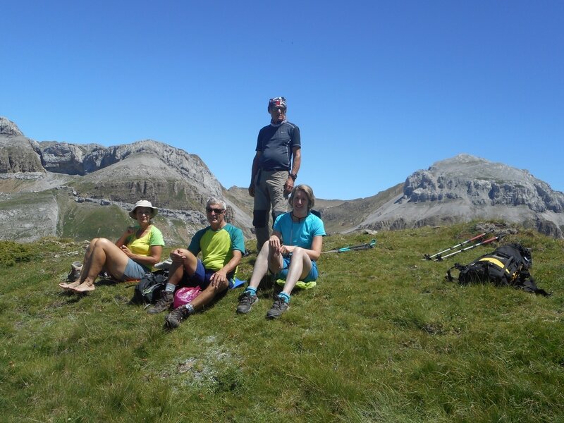 L'équipe au sommet de la Punta de Mesola