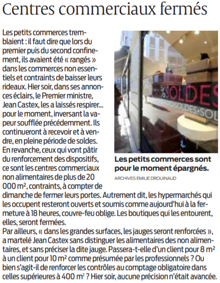 2021 01 30 SO Centres commerciaux fermés