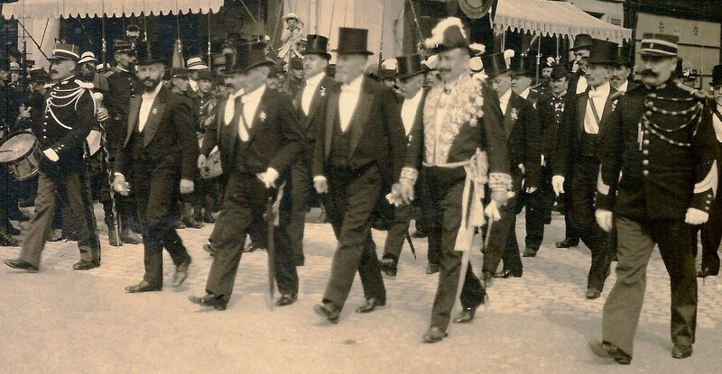 1913 Belfort CPhoto Officiels Rue Porte de France R1