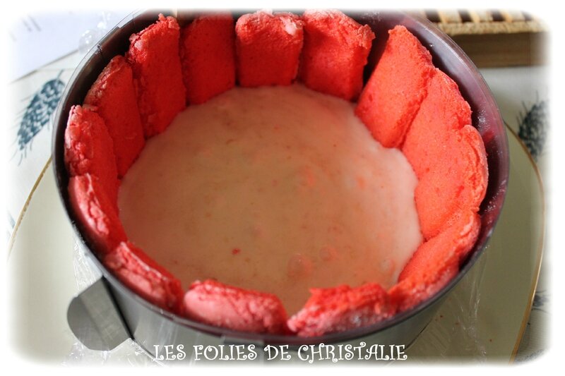 Bavarois litchis 7