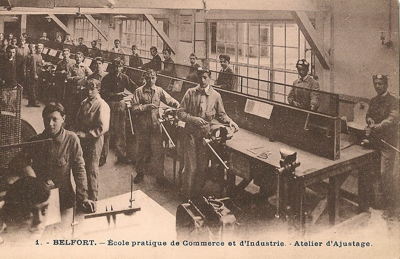 Belfort CPA Ecole pratique n°1 Atelier Ajustage R