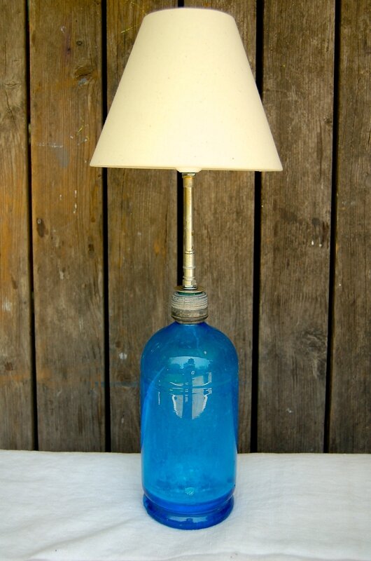 lampe siphon bleu