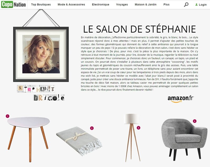 capture ecran stephaniebricole amazon cuponation