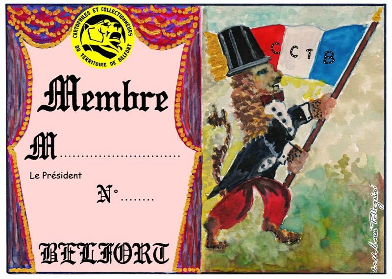 2012 Carte de Membre n°6 Recto R