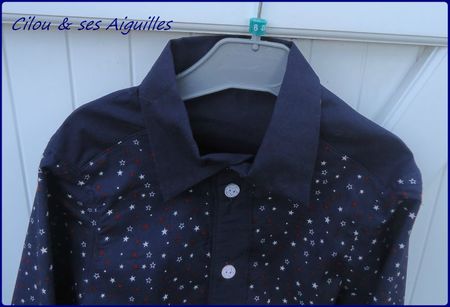 chemise détail col