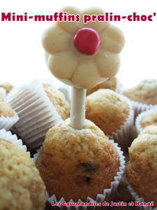 Mini-muffins pralin-chocolat