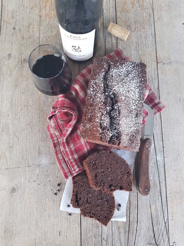 cake au vin rouge et chocolat