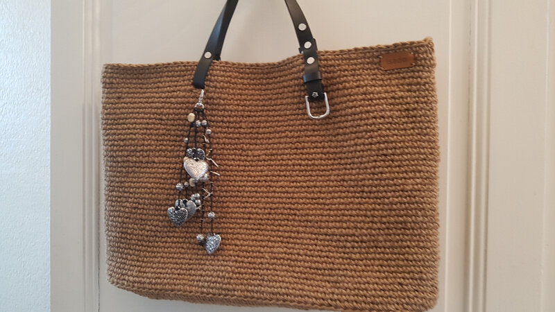 cabas au crochet ficelle jute 